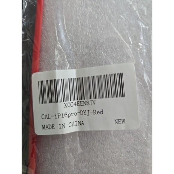 iPhone 16 Pro Case Red Flexible Hard Plastic - Picture 3 of 3